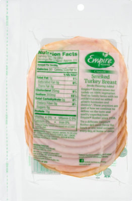 Empire Slices Smoked Turkey Breast - 7 Oz - Image 6