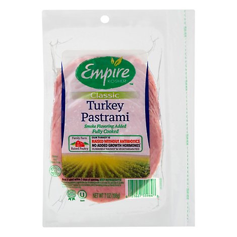 Empire Slices Turkey Pastrami - 7 Oz
