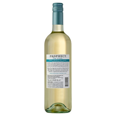 Prophecy Pinot Grigio White Wine - 750 Ml - Image 3