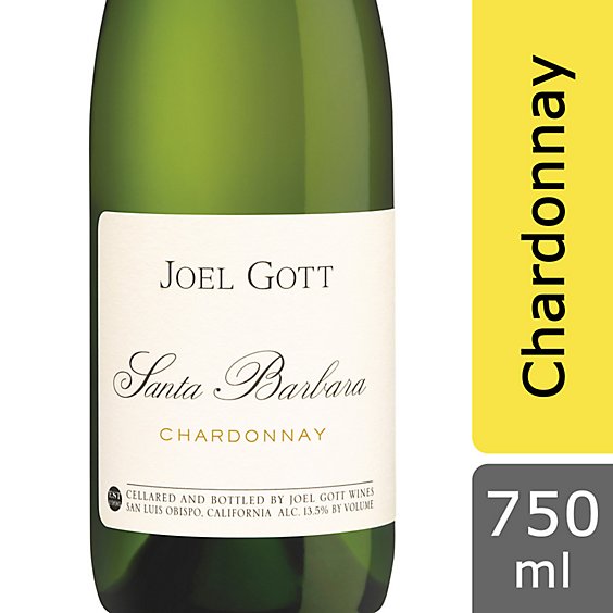 Joel Gott Wines Santa Barbara Chardonnay White Wine Bottle - 750 Ml