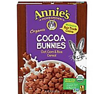 Annies Homegrown Cereal Organic Cocoa Bunnies - 10 Oz
