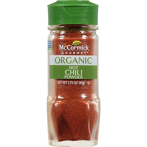 McCormick Gourmet Organic Hot Mexican Chili Powder - 1.75 Oz