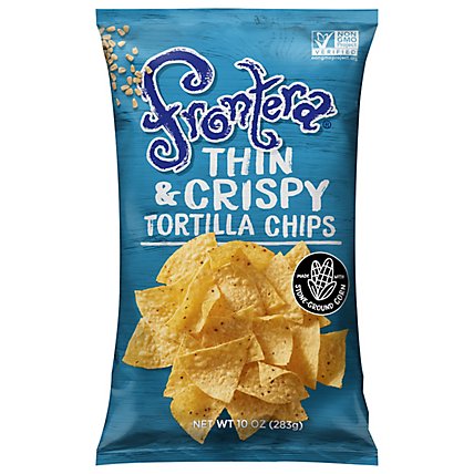 Frontera Tortilla Chips Thin + Crispy - 10 Oz - Image 3