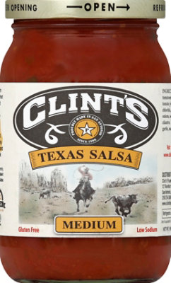 Clints Salsa Texas Medium Jar - 16 Oz - Image 2