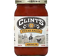 Clints Salsa Texas Medium Jar - 16 Oz