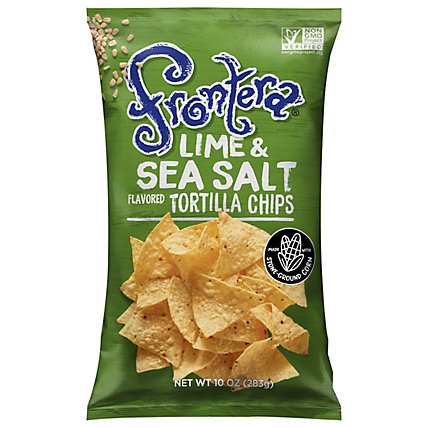 Frontera Tortilla Chips Lime + Sea Salt - 10 Oz - Image 3