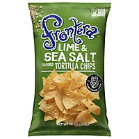 Frontera Tortilla Chips Lime + Sea Salt - 10 Oz - Image 1