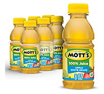 Motts Juice 100% Apple White Grape - 6-8 Fl. Oz.