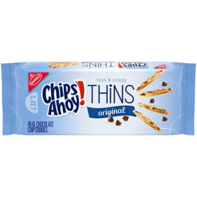 CHIPS AHOY! Thins Original Chocolate Chip Cookies - 7 Oz - Image 1