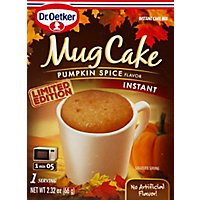 Dr. Oetker Mug Cake Instant Cake Mix Pumpkin Spice Limited Edition - 2.32 Oz - Image 2
