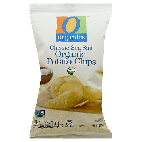 O Organics Organic Potato Chips Sea Salt - 5 Oz