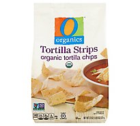 O Organics Organic Tortilla Chips Strips - 22 Oz