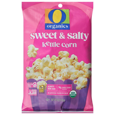 O Organics Popcorn Kettle Corn - 6 Oz