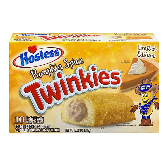 Hostess Twinkies Pumpkin Spice - 13.58 Oz