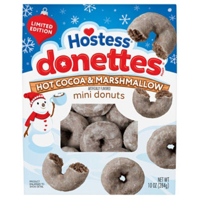 Hostess Hot Cocoa & Marshmallow Flavored Donettes Donuts - 10 Oz - Image 2