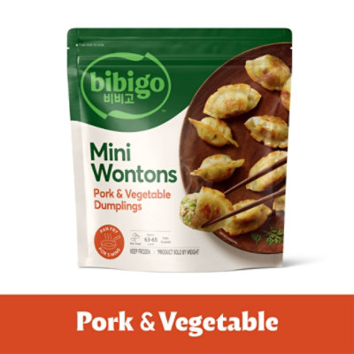 Bibigo Pork & Vegetable Mini Wontons - 24 Oz - Image 1