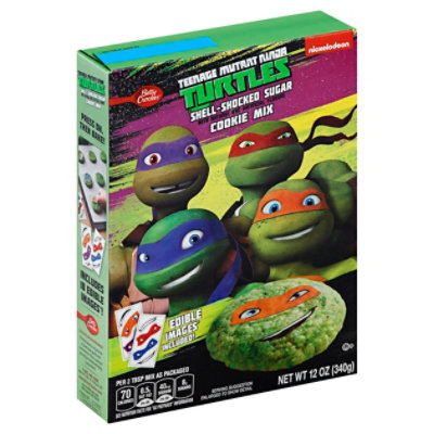 Betty Crocker Cookie Mix Shell-Shocked Sugar Nickelodeon Teenage Mutant Ninja Turtles - 12 Oz