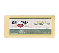 Dietz & Watson Originals Danish Havarti Cheese Block 8 Oz