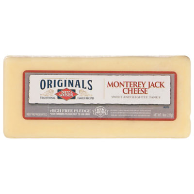 Dietz & Watson Originals Monterey Jack Cheese Block 8 Oz - Randalls