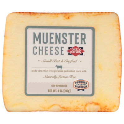 Dietz & Watson Originals Muenster Cheese Block 8 Oz - Image 2