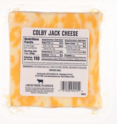 Dietz & Watson Originals Colby Jack Cheese Block 8 Oz - Image 6