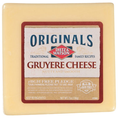 Dietz & Watson Originals German Gruyere Cheese Block 7 Oz - Image 3