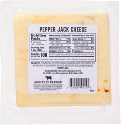 Dietz And Watson Originals Cheese Pepper Jack Stick - 8 Oz - Image 6