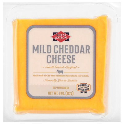 Dietz & Watson Originals Mild Yellow Cheddar Cheese Block 8 Oz - Image 3