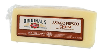 Dietz & Watson Originals Asiago Fresco Cheese Wedge 7 Oz - Image 4