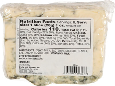 Dietz & Watson Originals Blue Cheese Wedge 6 Oz - Image 6