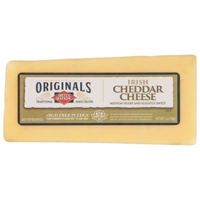 Dietz & Watson Originals Irish Cheddar Cheese Block 7 Oz - Image 3