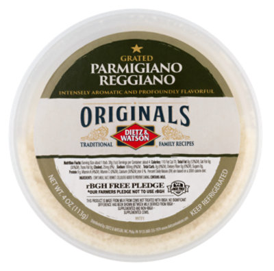 Bowl & Basket Specialty Shredded Parmigiano Reggiano Cheese, 12 oz