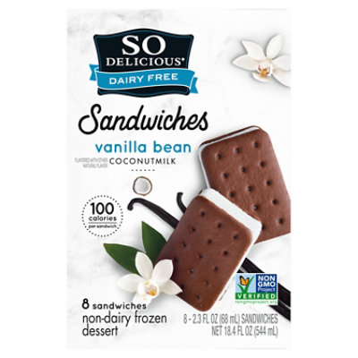 So Delicious Coconut Milk Vanilla Mini Sandwich - 8-2.3 Fl. Oz. - Image 2