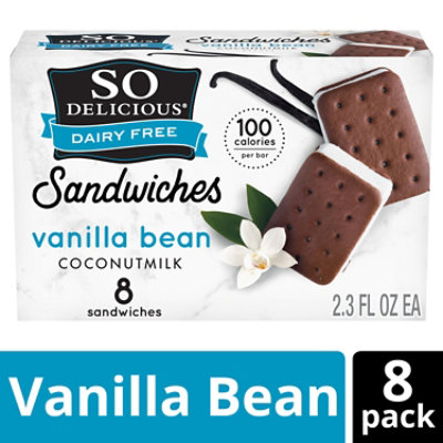 So Delicious Coconut Milk Vanilla Mini Sandwich - 8-2.3 Fl. Oz.