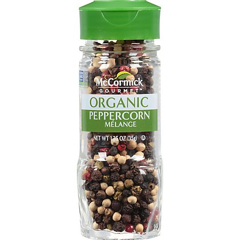 McCormick Gourmet Organic Peppercorn Melange - 1.25 Oz