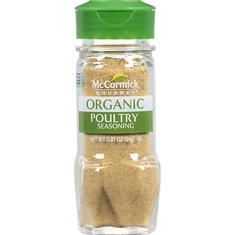 McCormick Gourmet Organic Poultry Seasoning - 0.87 Oz