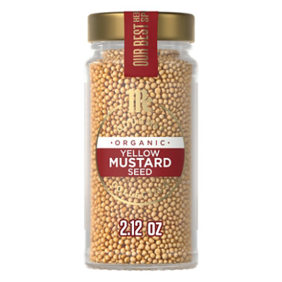 McCormick Gourmet Organic Yellow Mustard Seed - 2.12 Oz