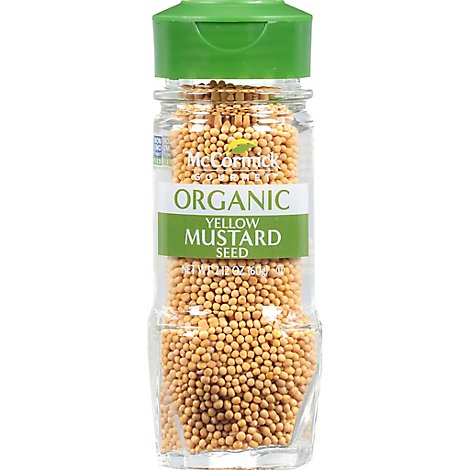 McCormick Gourmet Organic Yellow Mustard Seed - 2.12 Oz