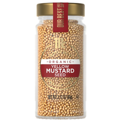 McCormick Gourmet Organic Yellow Mustard Seed - 2.12 Oz