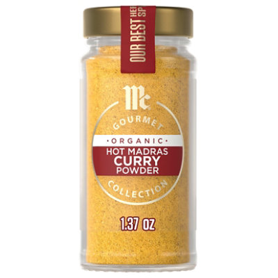McCormick Gourmet Organic Hot Madras Curry Powder - 1.37 Oz