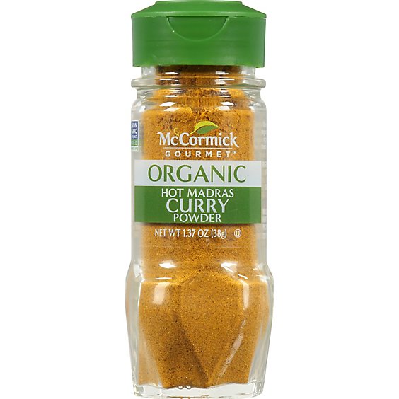 McCormick Gourmet Organic Hot Madras Curry Powder - 1.37 Oz