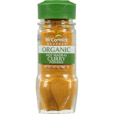 McCormick Gourmet Organic Hot Madras Curry Powder - 1.37 Oz - Image 1