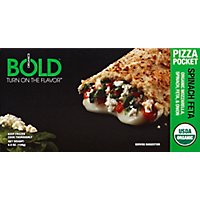 Bold Organics Pizza Pocket Spinach Feta Frozen - 4.5 Oz - Image 1