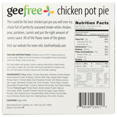 GeeFree Pot Pie Chicken - 8 Oz - Image 2