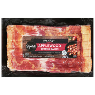 Signature SELECT Bacon Applewood Smoked Thick Cut - 3 Lb