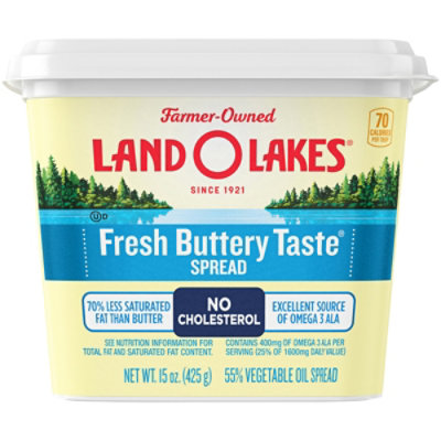 Land O Lakes Fresh Buttery Taste Spread Tub - 15 Oz