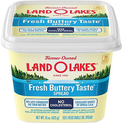 Land O Lakes Fresh Buttery Taste Spread Tub - 15 Oz - Image 3