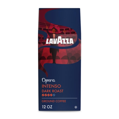 LavAzza Coffee Ground Dark Roast Intenso - 12 Oz