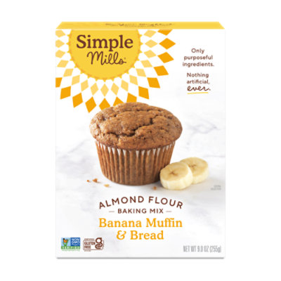 Simple Mills Almond Flour Mix Banana Muffin - 9 Oz - Image 3