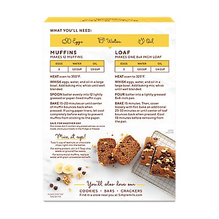 Simple Mills Almond Flour Mix Banana Muffin - 9 Oz - Image 6